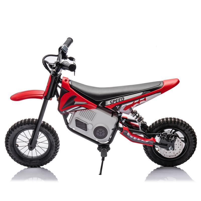 Green Grey Blue Red 36V Electric mini dirt motor-cycle for kids,350w xxxl motor-bike,Stepless variable speed drive,Disc brake,No chain,Steady acceleration,horn, power display,rate display,176 pounds for 50m or more,age14+,Birthday Christmas Gift