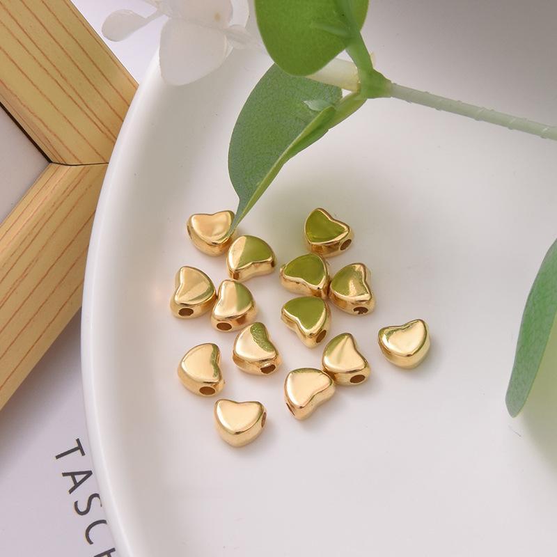 Heart Shaped Bead (100 300pcs), DIY Loose Plastic Bead, Spacer Bead for Bracelets, Necklaces, Jewelry Making