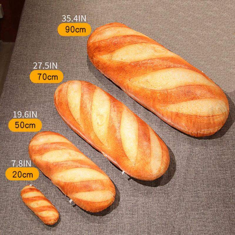 Bread Design Plush Toy for Boys & Girls Gift, 1 Count Creative Stuffed Toys for Kids & Pet