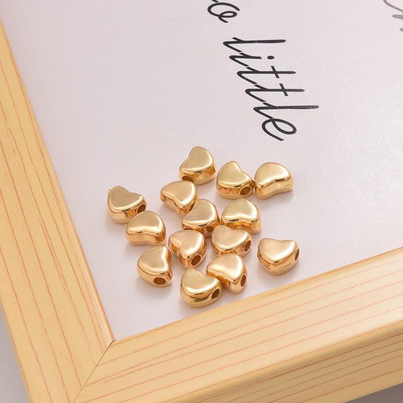 Heart Shaped Bead (100 300pcs), DIY Loose Plastic Bead, Spacer Bead for Bracelets, Necklaces, Jewelry Making