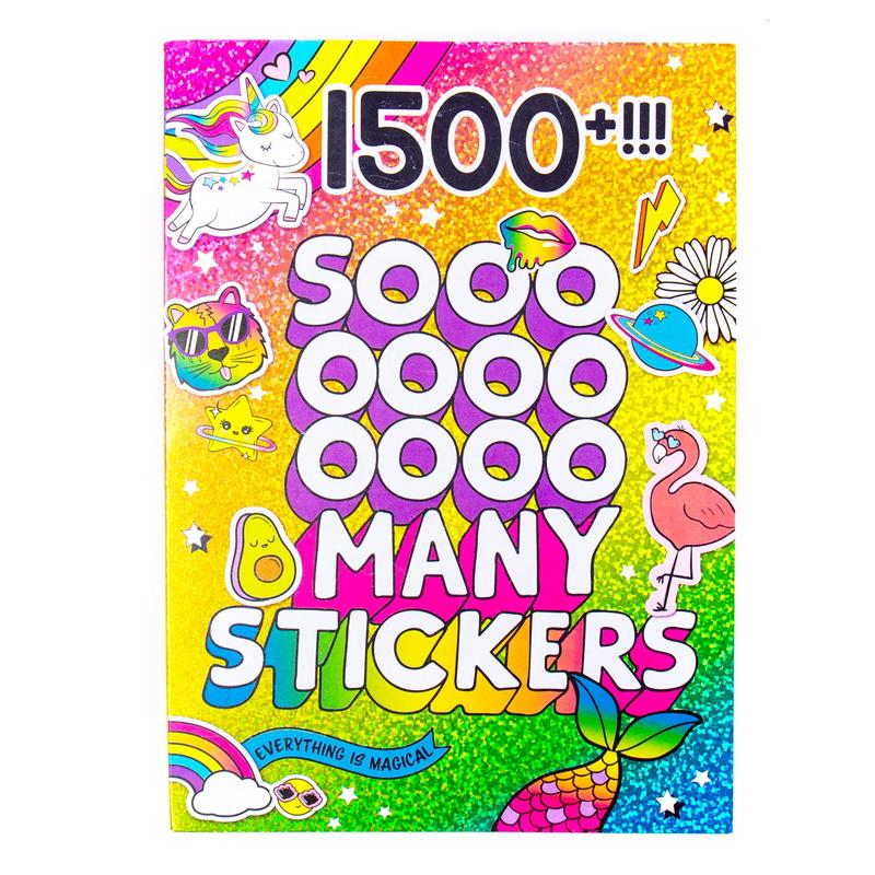 DIY 1500+ stickers, cute. Sticker book, funny handmade stickers for girls