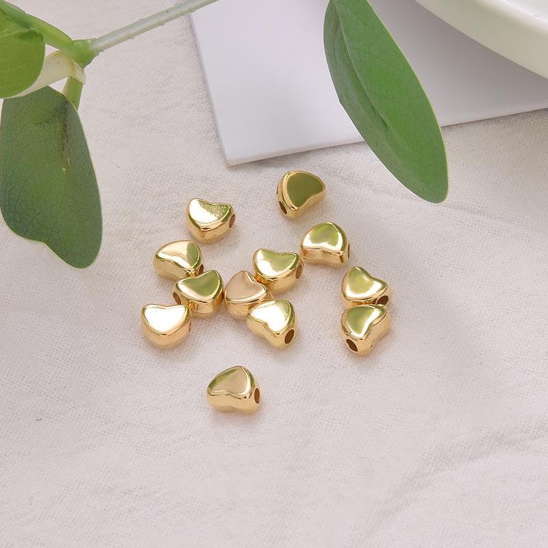 Heart Shaped Bead (100 300pcs), DIY Loose Plastic Bead, Spacer Bead for Bracelets, Necklaces, Jewelry Making