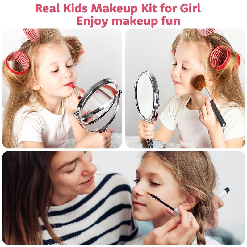 Girls Makeup Toy Set, 22pcs set Washable Makeup Toy, Pretend Play Makeup Toy for Kids, Creative Makeup Toy Kit for Birthday Gifts