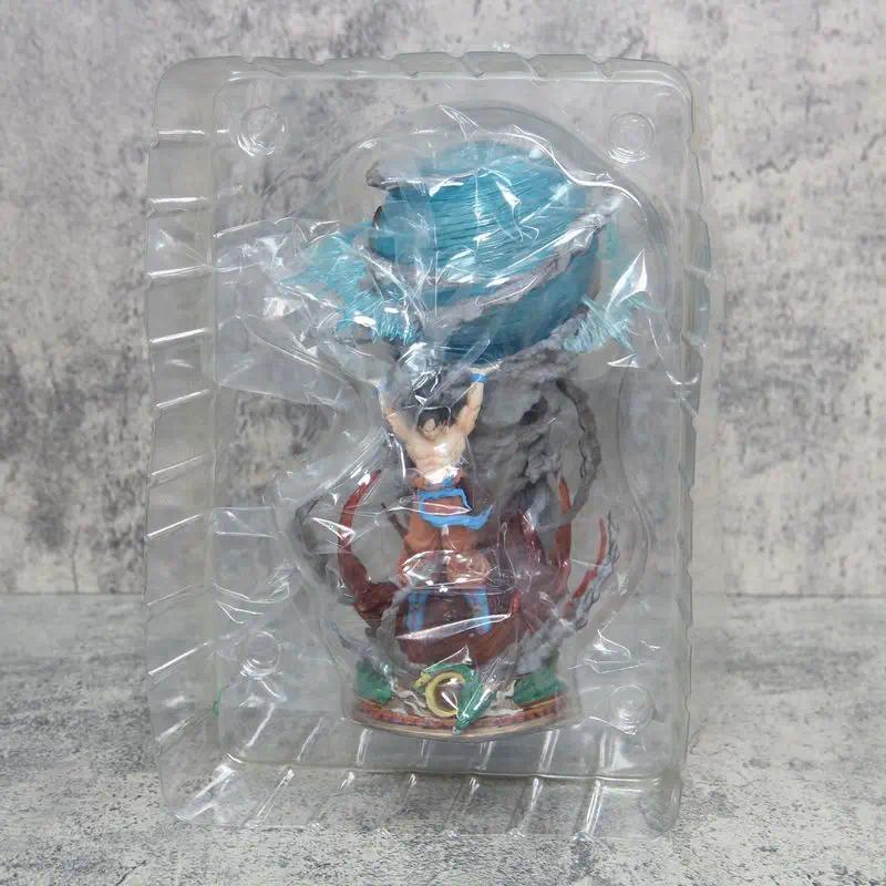 New Anime Dragon Ball Goku Figures Anime Sou Goku Super Saiyan Action Figures Model Genki Bomb Gk Figuras Collection Toys Gifts