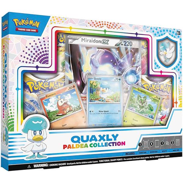 Pokemon TCG Paldea Collection Fuecoco, Sprigatito, and Quaxly 3 Box Set