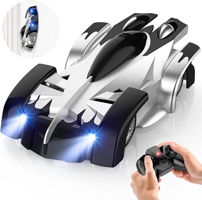 Wall Climbing Remote Control Car, Dual Mode 360° Rotating RC Stunt Car with Headlight, Rechargeable RC Car Toys 2024 christmas ornament remote  control rc monster rc stunt rc cars Rechargeable Wireless Electric LED