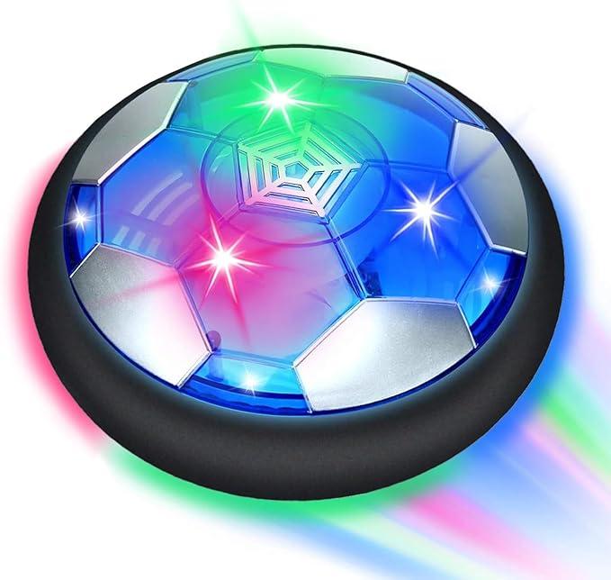 2025 New 3-12 Years Old Indoor Floating Football, Fun Floating Football,Led Lights Foam Buffer Football Toys, Indoor And Outdoor Sports Games, Christmas, Birthday Gifts For Children, Boys, Girls