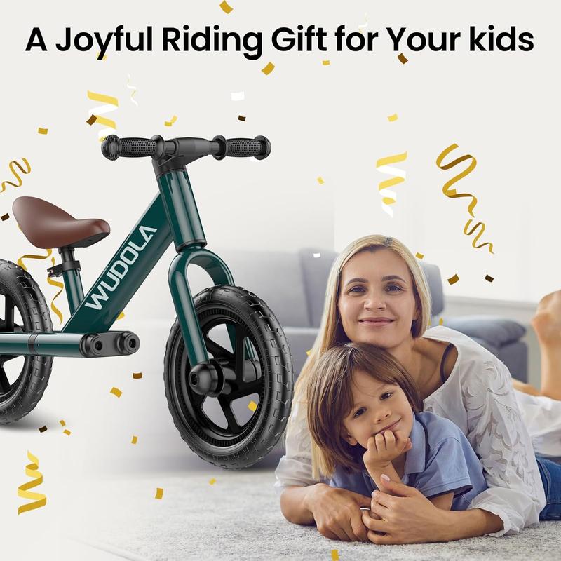 Toddler Balance Bike 2 Year Old - No Pedal Bike for Kids 2-5 Years Old, Tool-Free with Adjustable Seat, Gift Bike for 2-5 Boys Girls, Green