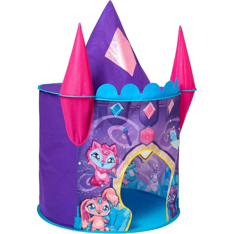 Magic Mixies Castle Play Tent for Girls and Boys, Easy Set-up for Instant Play, Easy to Assemble, Castle Princess Playhouse, 31.5” x 45.28” (DxH)