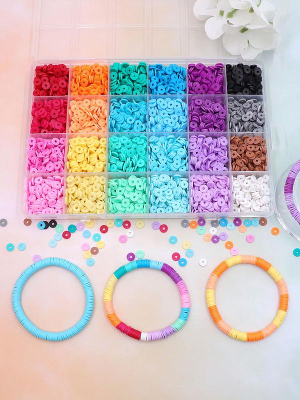 Colorful Beaded Kit, DIY Beaded Kit for Bracelet Necklace Making, Friendship Bracelet Kit for Beginner, Jewelry Making Supplies