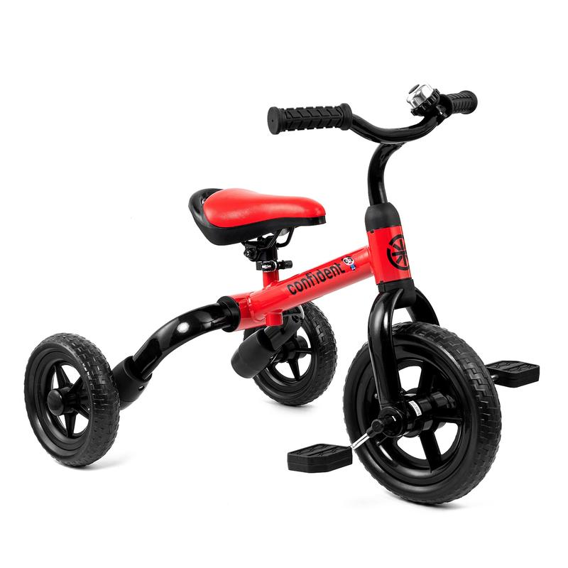 3 In 1 Kids Tricycles Gift For 2-5 Years Old Boy Girl, Foldable Toddler Tricycles With Detachable Pedal, Baby Balance Bike For Outdoor And Indoor