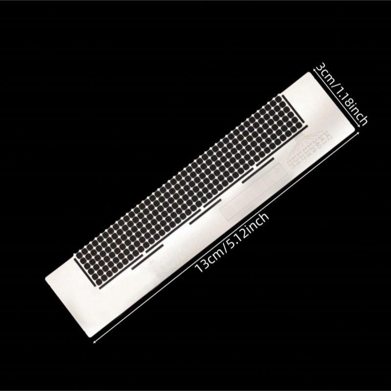 DIY Diamond Arts Painting Cross Stitch Ruler, Stainless Steel Embroidery Ruler, DIY Diamond Arts Painting Accessories