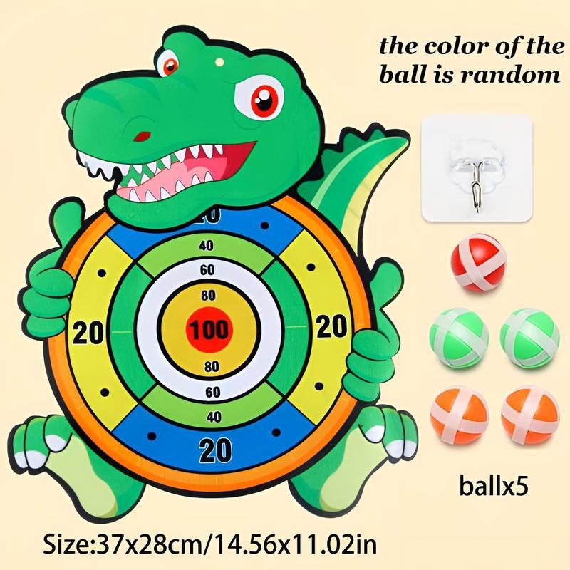 Dinosaur Design Toy Bow and Arrow, Indoor Shooting Game, Throwing Ball Toy, Outdoor Sports Toy for Kids, Birthday Gift for Boys & Girls