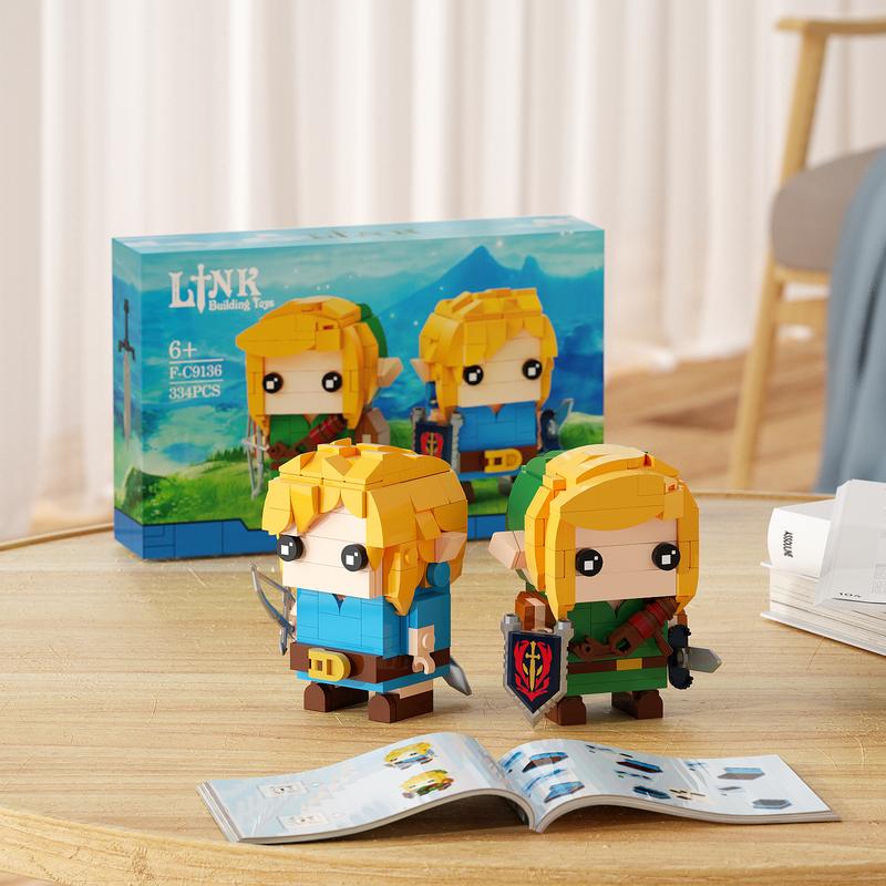 Classic Action Figures Link, Ideal Christmas & Halloween Gifts and Collections for Kids and Fans (334 pcs)