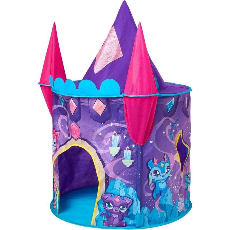 Magic Mixies Castle Play Tent for Girls and Boys, Easy Set-up for Instant Play, Easy to Assemble, Castle Princess Playhouse, 31.5” x 45.28” (DxH)