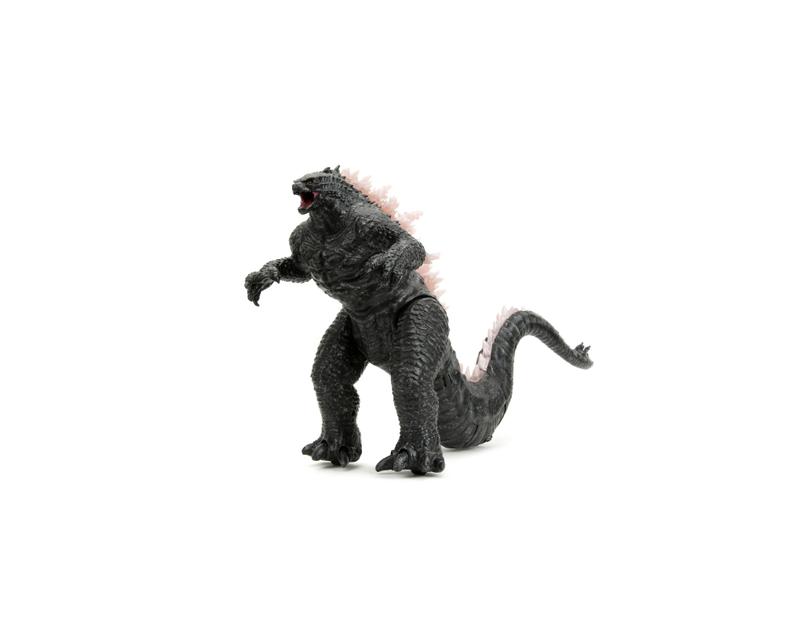 Jada Toys Godzilla X Kong: Heat-Ray Breath Godzilla Remote Control Figure Lights & Sounds, Atomic Breath, Tail Whip Action 2 Feet Long Ages 8+