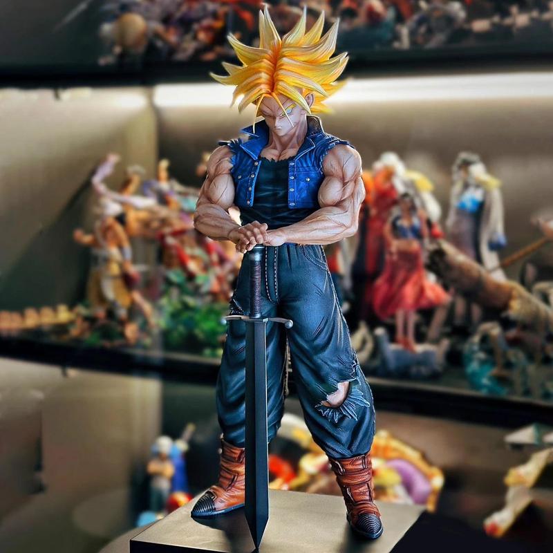 25cm 9.84in Anime Dragon Ball Z Trunks Figure Future Trunks Action Figures MPVC Statue