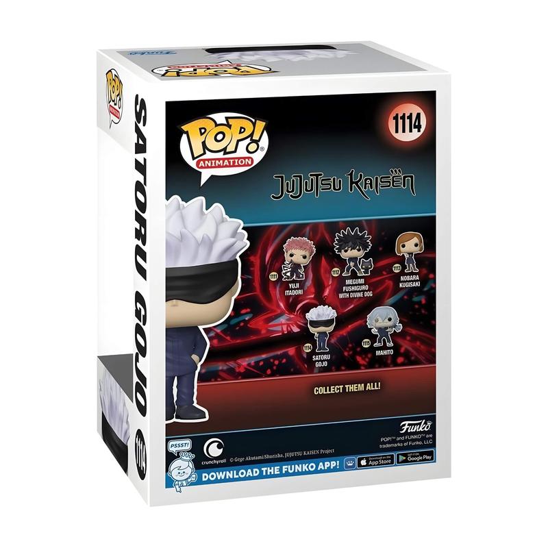 Funko Pop Jujutsu Kaisen Satoru Gojo Vinyl Figure, 4.5