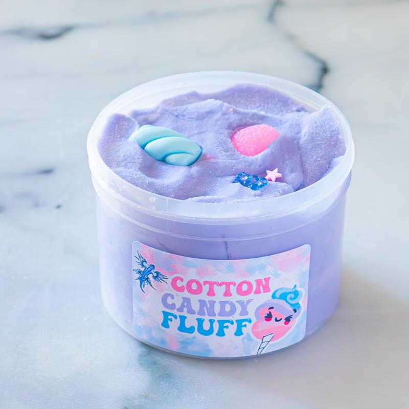 Cotton Candy Slime - Cloud Slime - Sea Dragon Slimes - sensory play, slime therapy, candy slime, fluffy slime, sensory regulation, stress relief