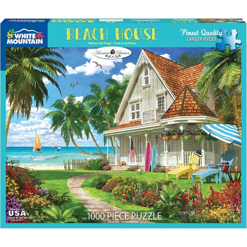 White Mountain Beach House - 1000 Piece Jigsaw Puzzle