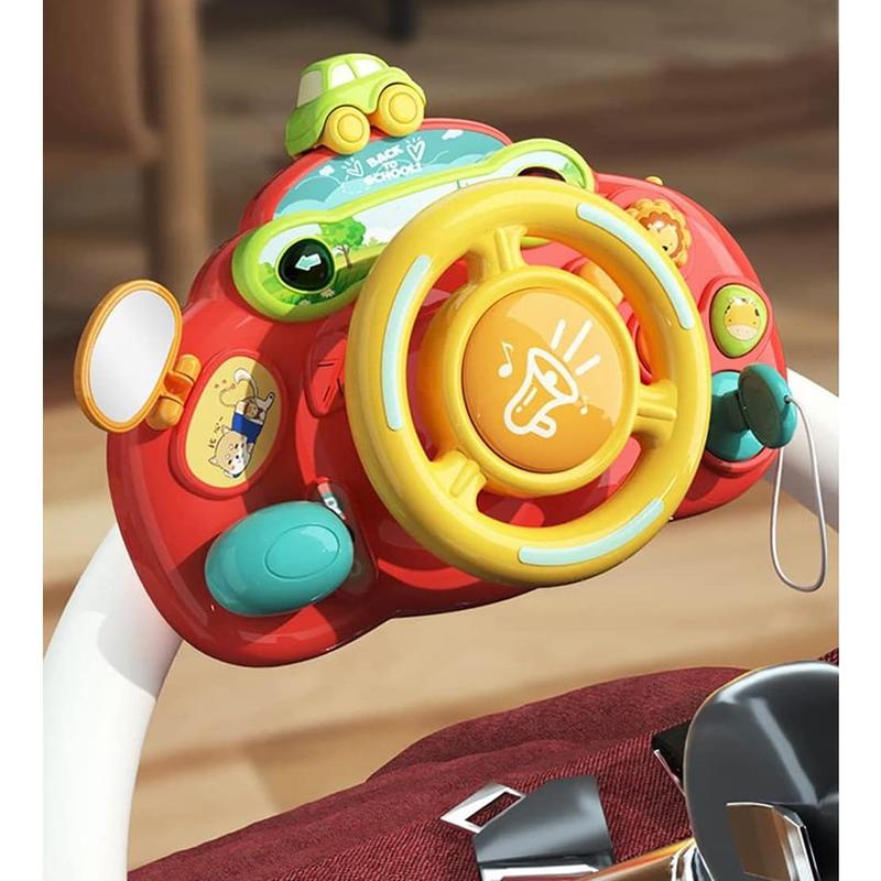 Musical Steering Wheel Toy for Kids, Sensory Toys for Boys Girls, Learning Educational Toys for Christmas & Birthday Gifts