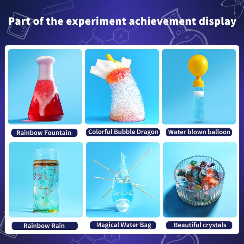 Science Kit with 220+ Science Lab Experiments,DIY STEM Educational Learning Scientific Tools  Toys Gift