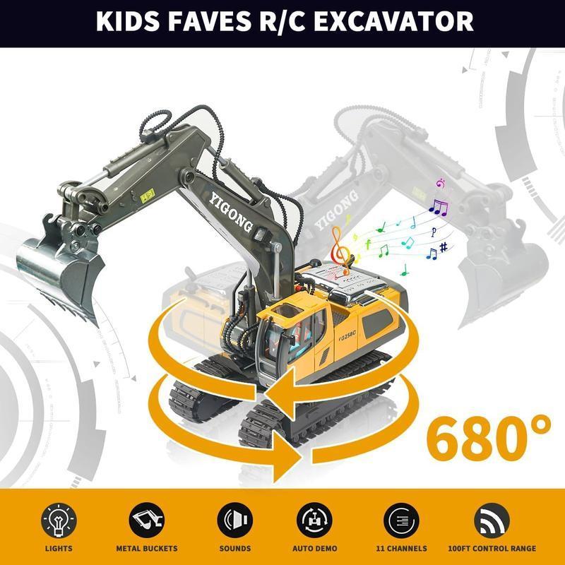 Black Friday, Engineering excavator toys, fun toy engineering trucks, remote control engineering vehicles, alloy engineering vehicle toys, realistic excavator toys