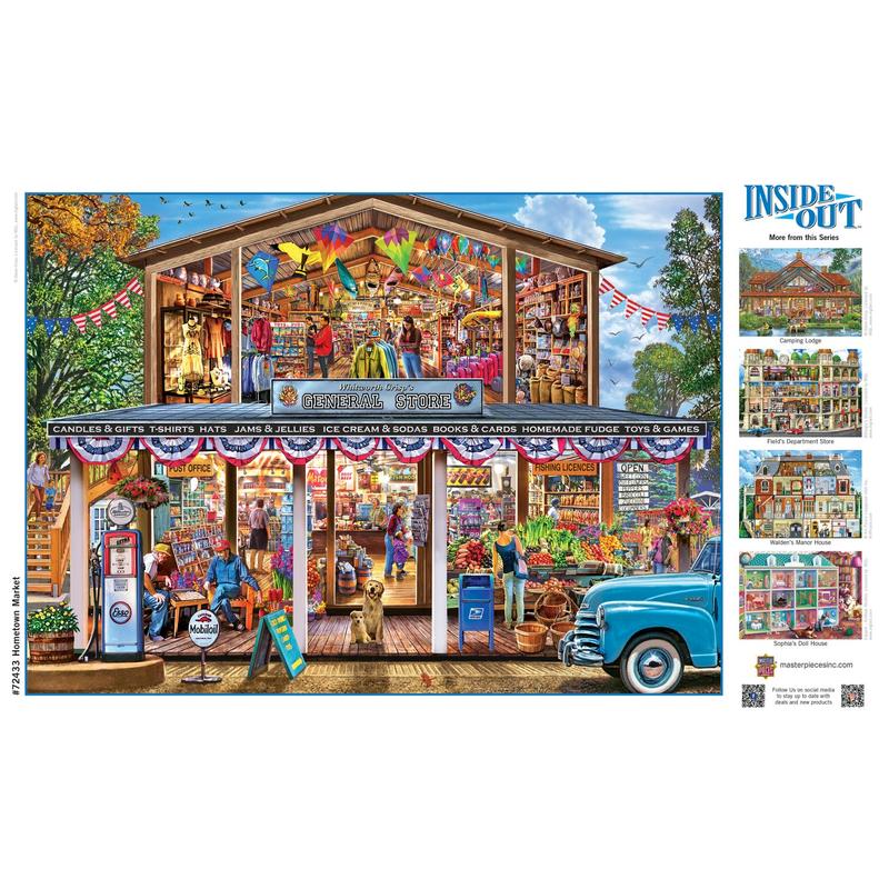 MasterPieces - Inside Out - Hometown Market 1000 Piece Jigsaw Puzzle