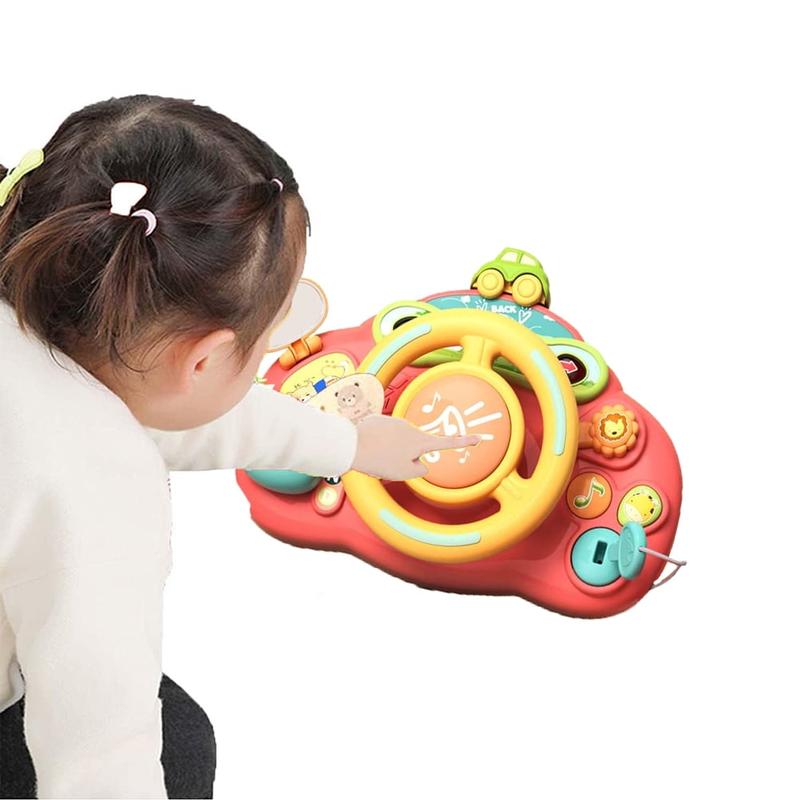 Musical Steering Wheel Toy for Kids, Sensory Toys for Boys Girls, Learning Educational Toys for Christmas & Birthday Gifts