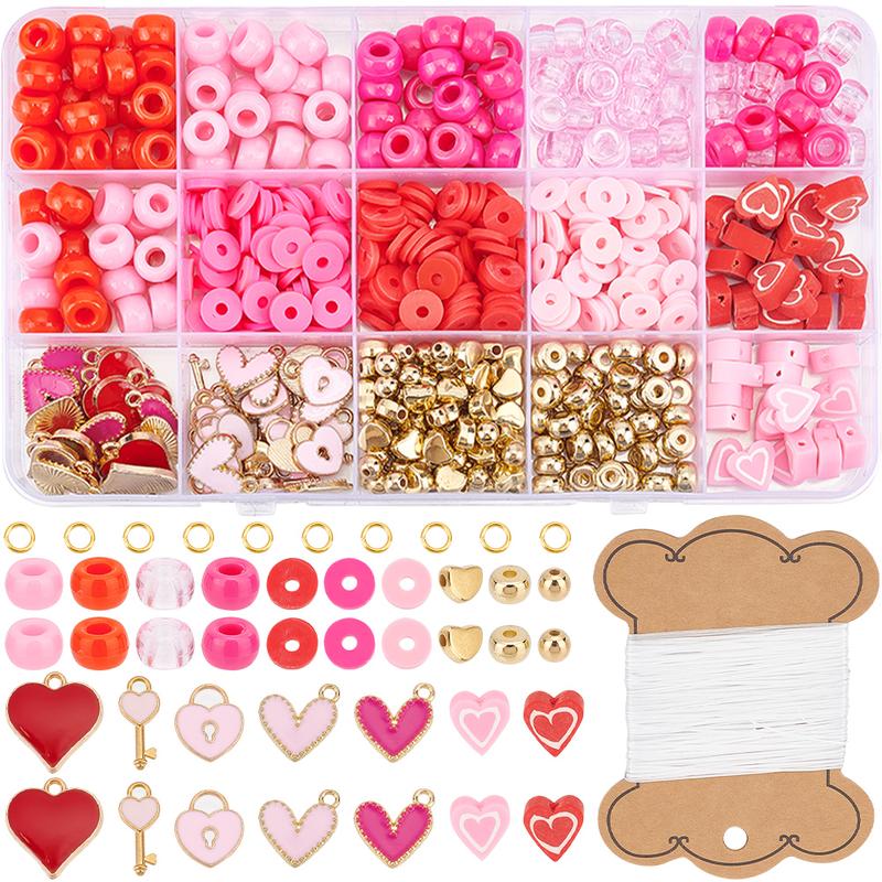 9500PCS of Clay Bead Bracelet Making Kit, 24 Color Polymer Bead and jewelry kit, elastic rope with pendant, suitable for children and adults craft gifts jewelry making kit for adults