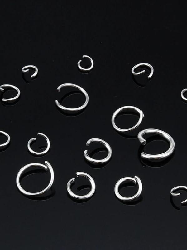 Stainless Steel Open Jump Ring for Jewelry Making (200pcs), Simple DIY Jewelry Accessories for Women & Girls, DIY Jewelry Making Supplies