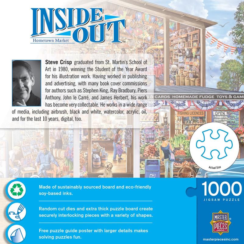 MasterPieces - Inside Out - Hometown Market 1000 Piece Jigsaw Puzzle