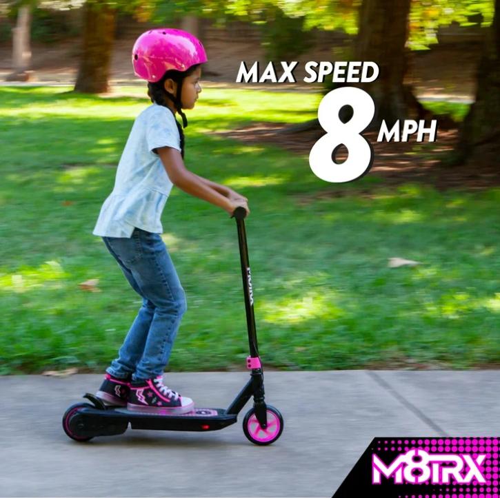 12V Electric Scooter for Kids Ages 6-12, Powered E-Scooter with Speeds of 8 MPH