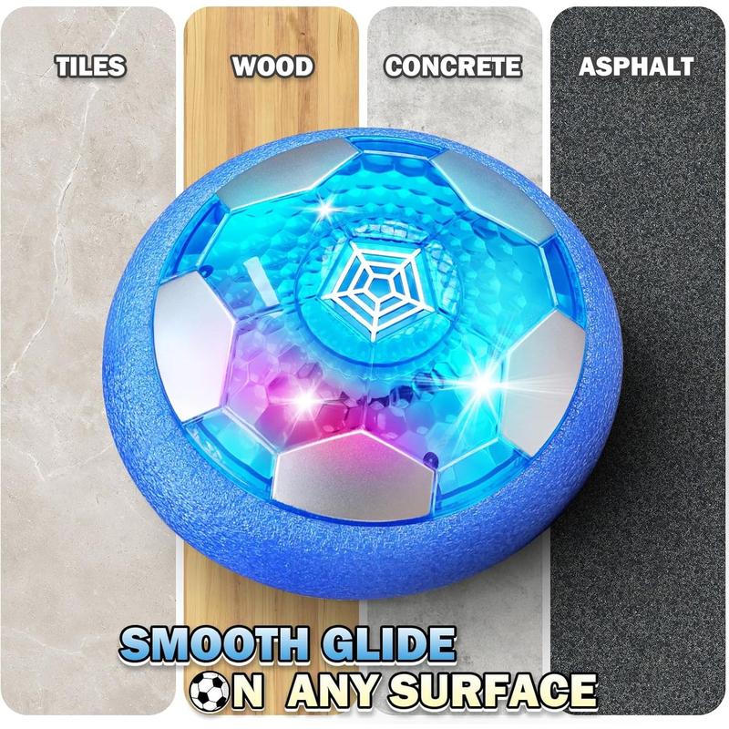 Hover Soccer Ball Toys for 3-12 Year Old Boys, Indoor Rechargable Light-up Toys Games Christmas Birthday Gifts for Kids Girls Age 4 5 6 7 8 9 10 11,