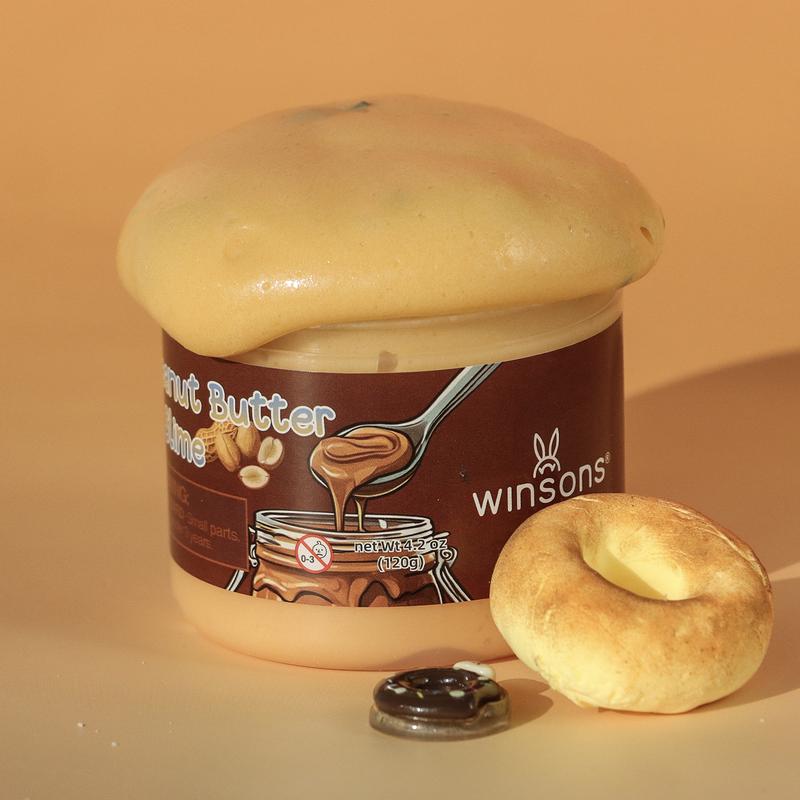 Winsons Peanut Butter Slime-Safe and non-toxic, diy toys