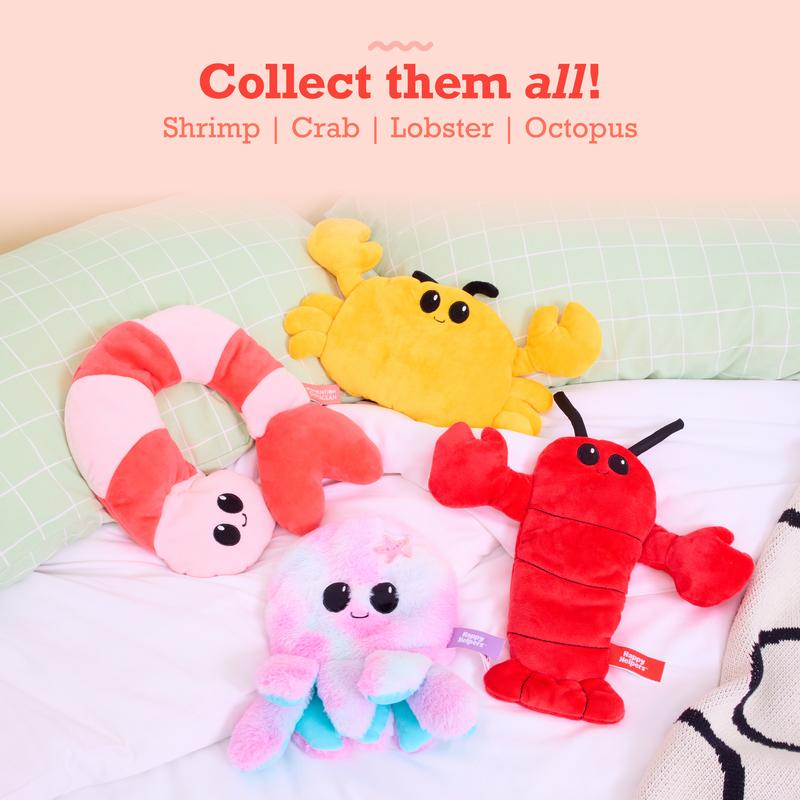 Menstruation Crustacean Lobster Plush Stuffed Toys  Lavender Scented Heating Pad For Period Cramps & Muscle Pain Gentle Gift