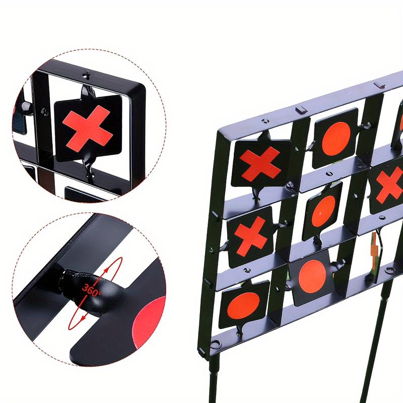 Interactive Shooting Training Game with 9-Square Grid Target and Accessories