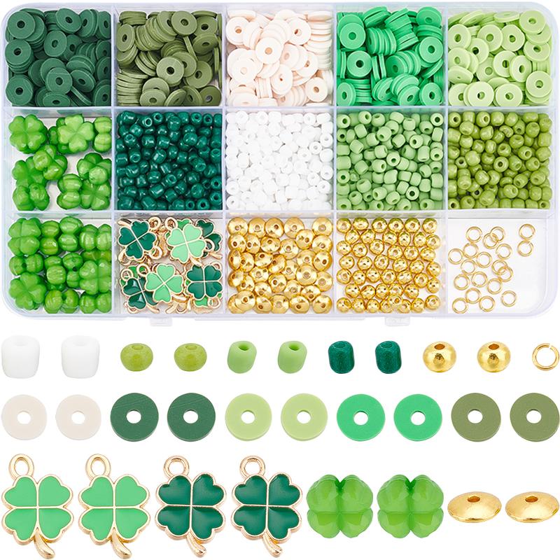 9500PCS of Clay Bead Bracelet Making Kit, 24 Color Polymer Bead and jewelry kit, elastic rope with pendant, suitable for children and adults craft gifts jewelry making kit for adults