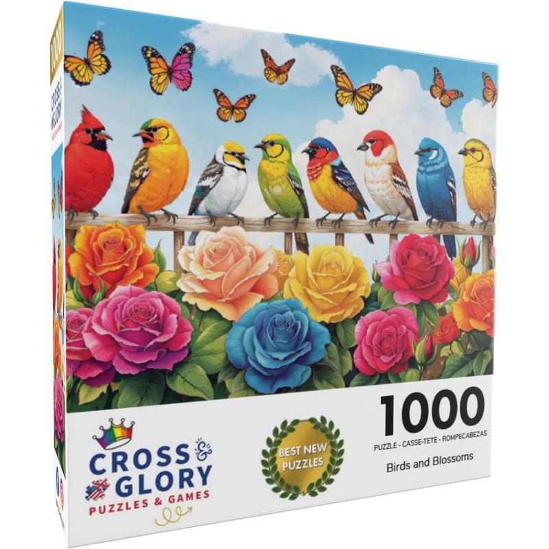 1000 Piece Jigsaw Puzzle for Adults | Unique Bird Artwork | Best Challenging Puzzles for Cognitive Workout