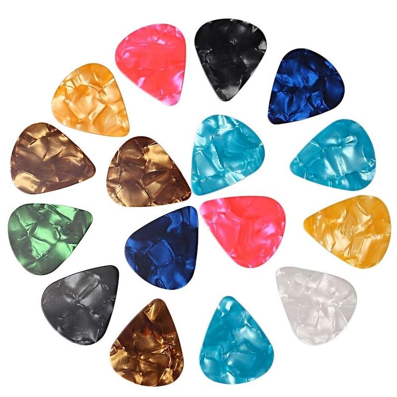 1 Set Random Color Guitar Pick, Ukulele Guitar Pick Plectrums, Suitable for Bass Electric Guitar Musical Gift for Friends Guitar Lovers Guitarists Rockers Musicians