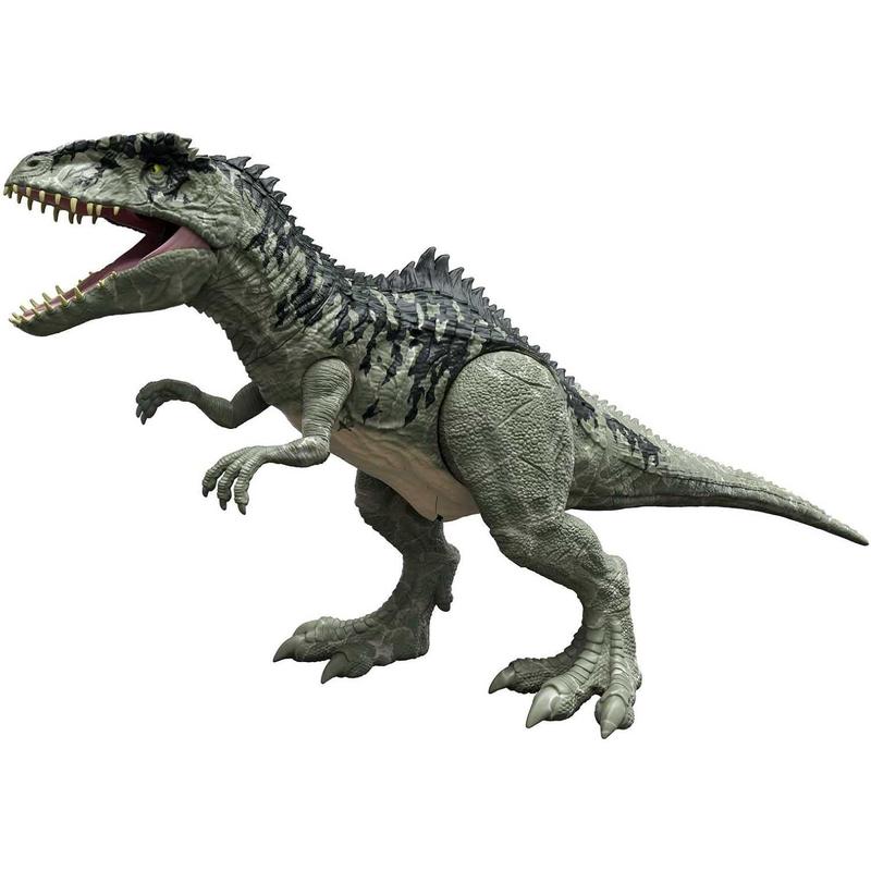 Jurassic World Super Colossal Dinosaur Action Figure, Large Allosaurus Dino Toy with Eating Feature, 3+ Feet Long