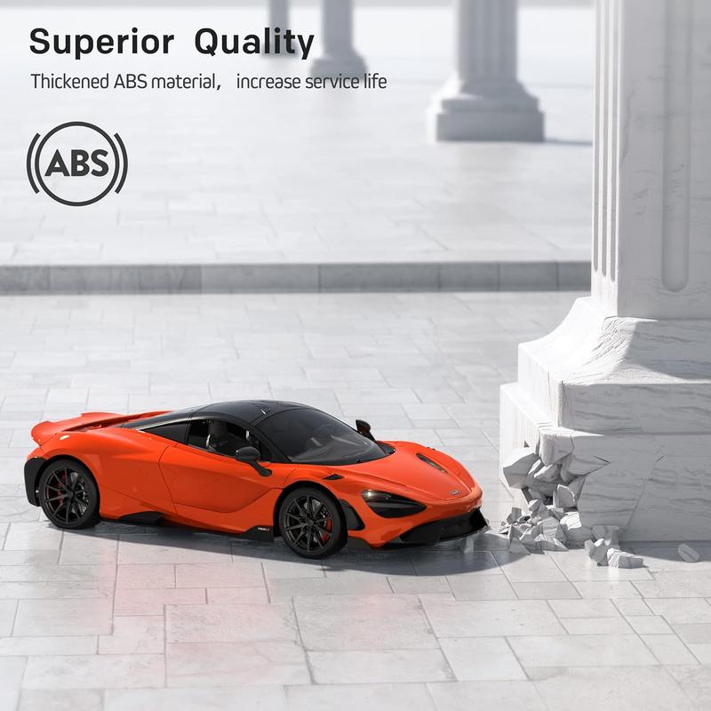 Remote Control Car, McLaren Rc Cars Officially Licensed 1 12 Scale 7.4V 900mAh Toy Car with 12km h Fast Model Car Headlight for Adults Kids Boys Age 6-12 Year Birthday Ideas Gift Orange