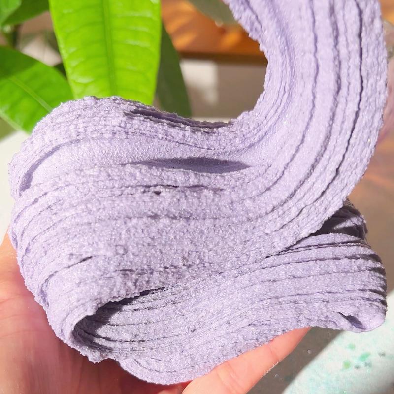 Moonstone Dust • Pumice Sand Slime • Slime for the Best ASMR • Purple + Blue Slime • Green Tea + Lemongrass Scented Slime • Slime Gift