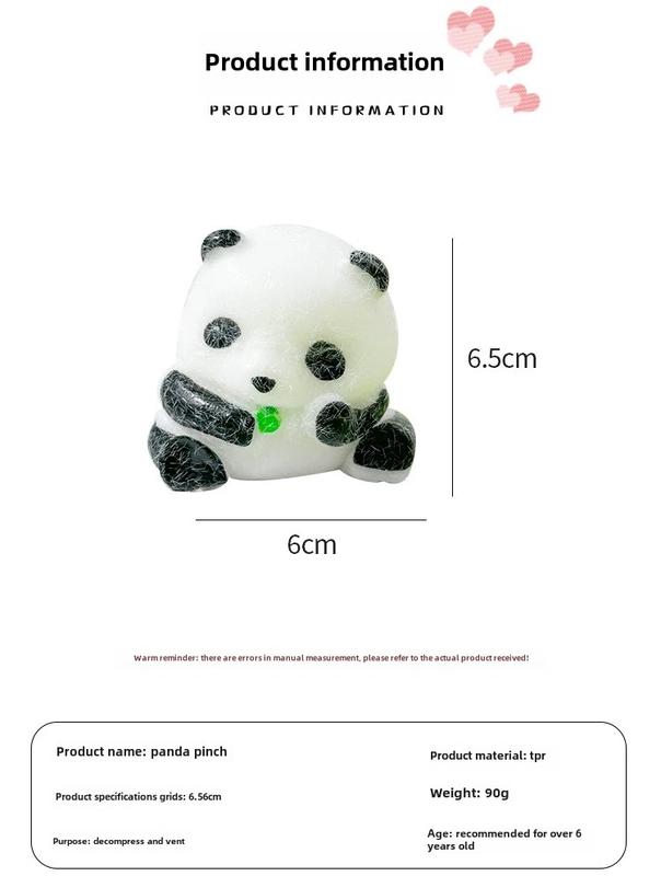 cute and soft  panda pinchle cartoon animal decompression  toy for students stress relief toys Squish it Gifts for boys and girls