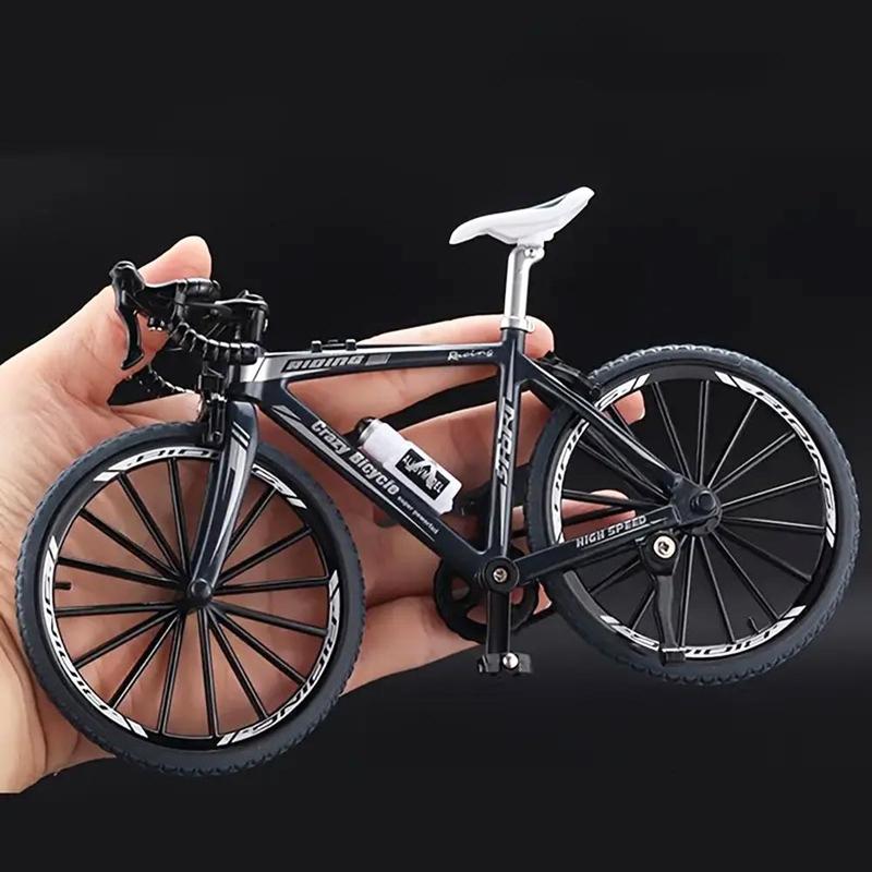 Mini Alloy Simulation Bicycle Model Ornament, Detailed Racing Toy with Realistic Design, Perfect for Easter, and Christmas Gift Collection