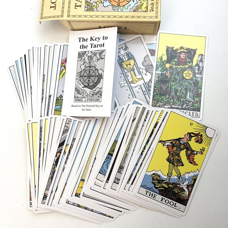 The Original Tarot Cards Deck with Guide Book for Beginners, Improved Alternative to Rider Waite Tarot Deck