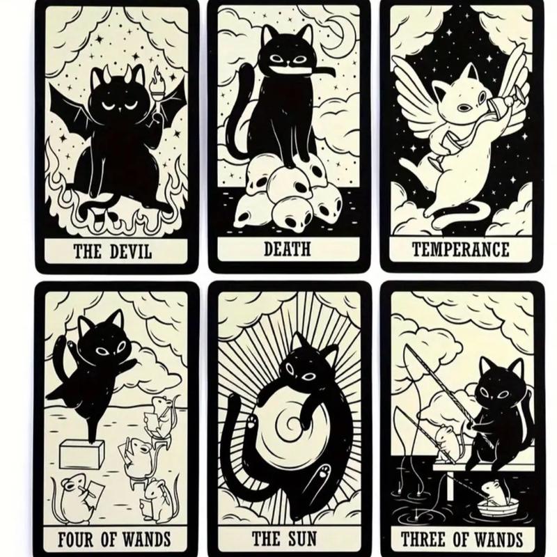 78 piece Kitten tarot cards deck