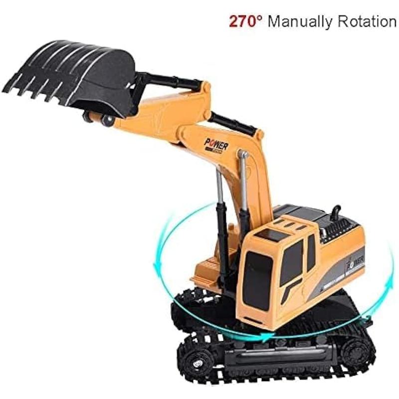 Remote Control Excavator,Toy Digger RC Remote Control Digger Excavator Toys,Engineering Sand Digger Construction Vehicle Toy Gift for Kids