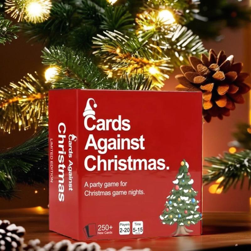 Cards Against Christmas - Game for Christmas Nights, Conversation Card Games for Adults Parties, A Party Cards Game for Christmas Game Night, a Fun Family Christmas Game (1Pc)