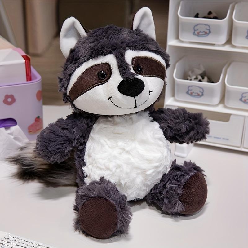 Cute Raccoon Design Stuffed Toy, 9.84inch Soft Plush Animal Doll, Birthday Holiday Festival Decor, Perfect Gifts for Kids